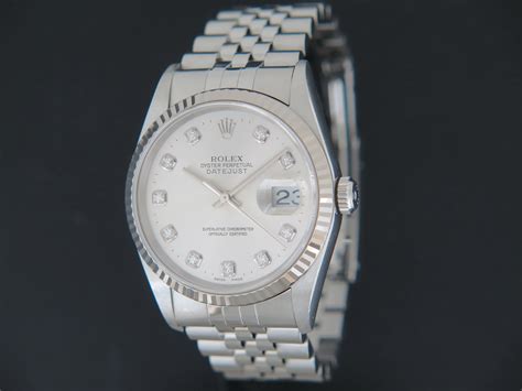 rolex datejust rhodium floral|Rolex Datejust 16234 production years.